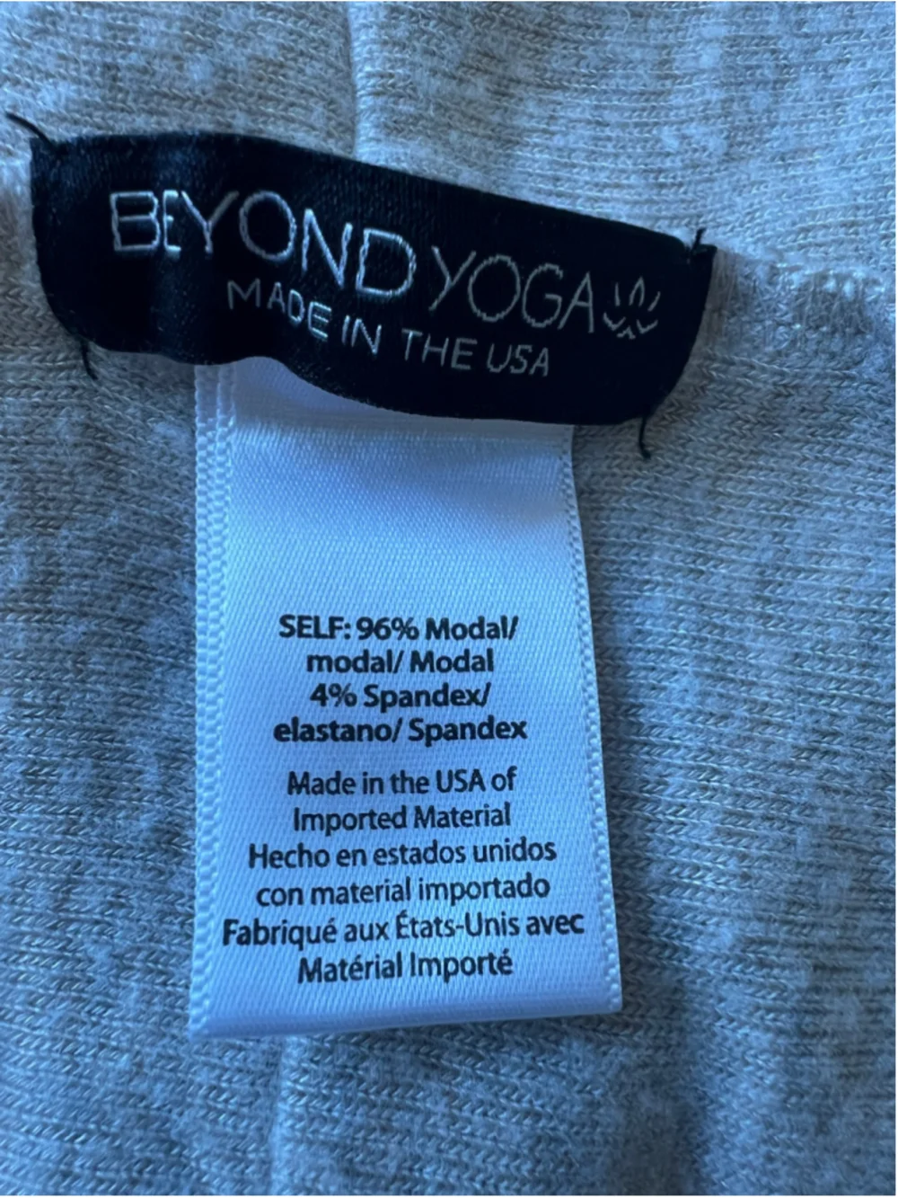 Beyond Yoga Beige Heather One Size Infinity Scarf New Athletic Sporty